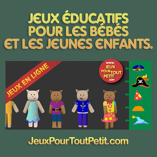 Jeux éducatifs pour 3 - 4 ans * Jeux gratuits en ligne